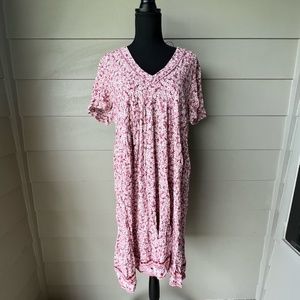 Knox Rose Textured Floral Midi Dress